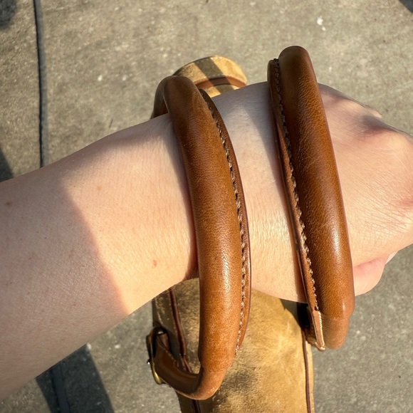 Coach C04S-9674 vintage suede flap-over boho SoHo leather accents Rare EUC w Tag - Picture 9 of 17